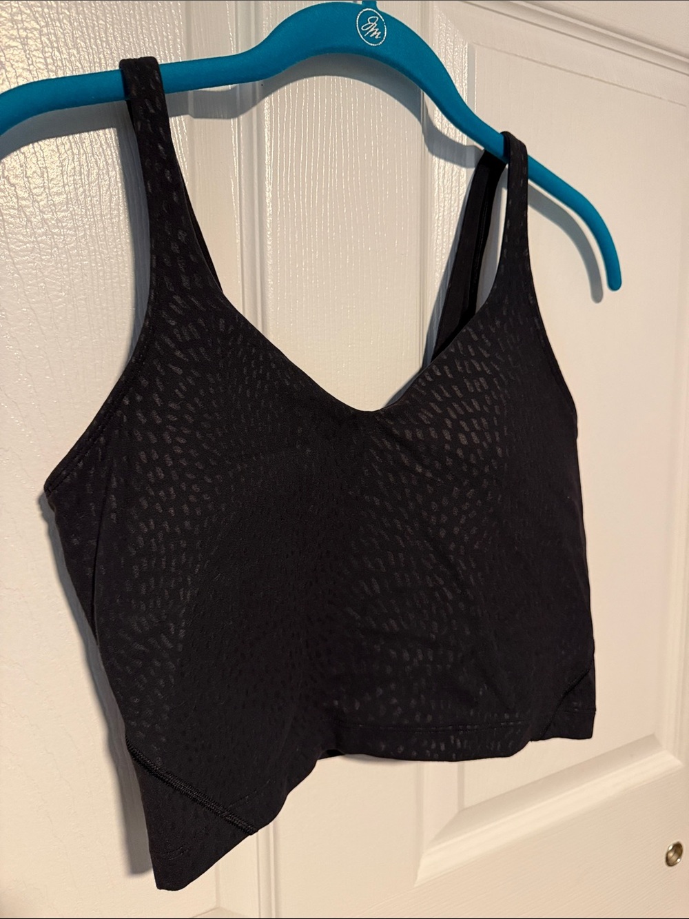 lululemon athletica Black Lululemon Align Tank Top Long Line Sports Bra size 6